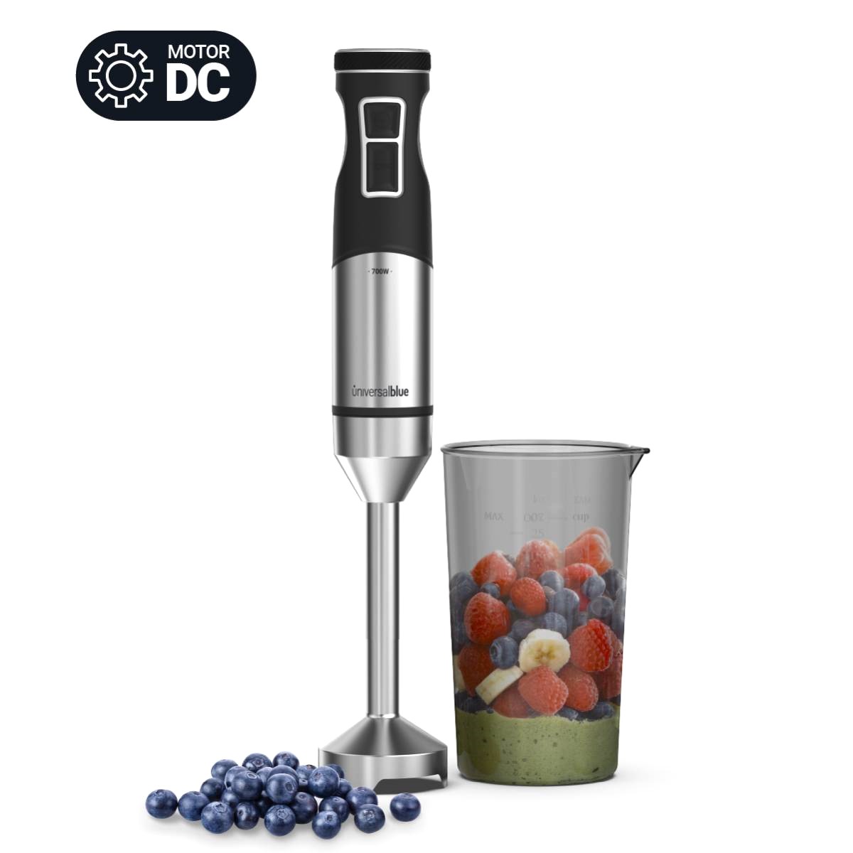 BATID. U.BLUE TWISTY 7070X 700W DC PIE INOX